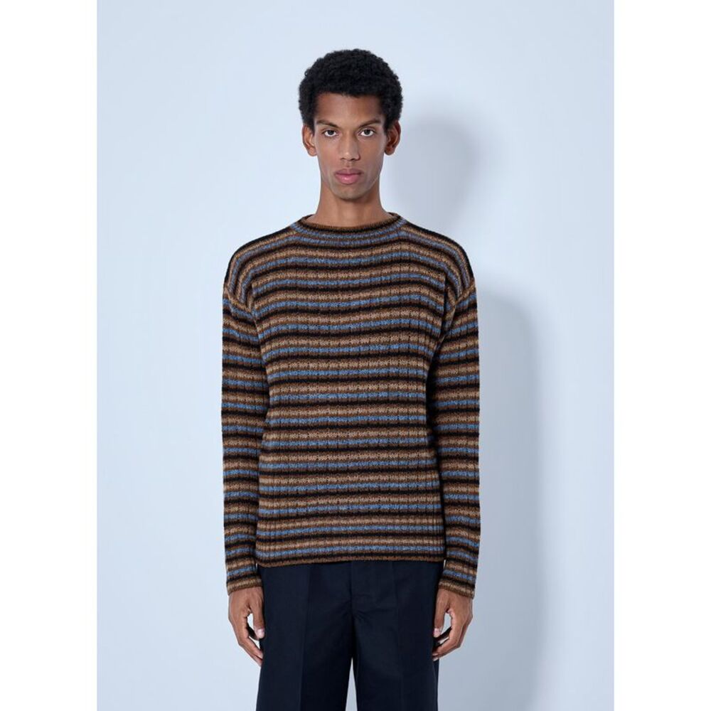 Prada Men Shetland Wool Boatneck Sweater